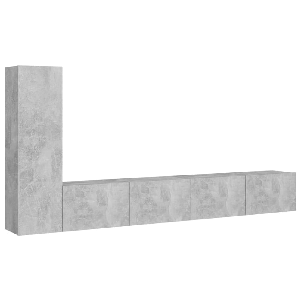 Meuble tv 3 pcs bois