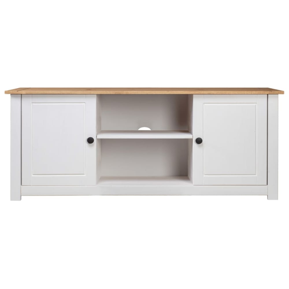 meuble tv bois blanc
