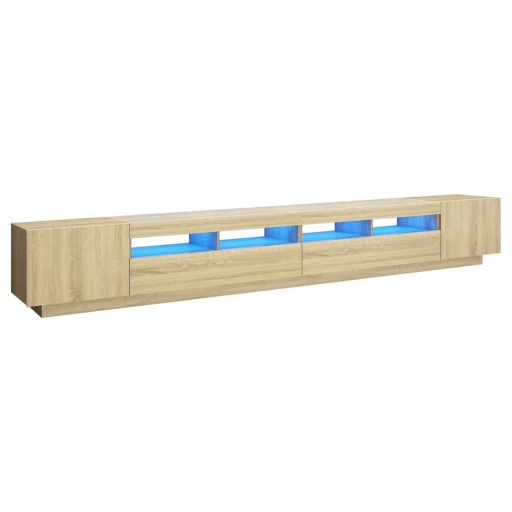 Meuble tv avec led bois