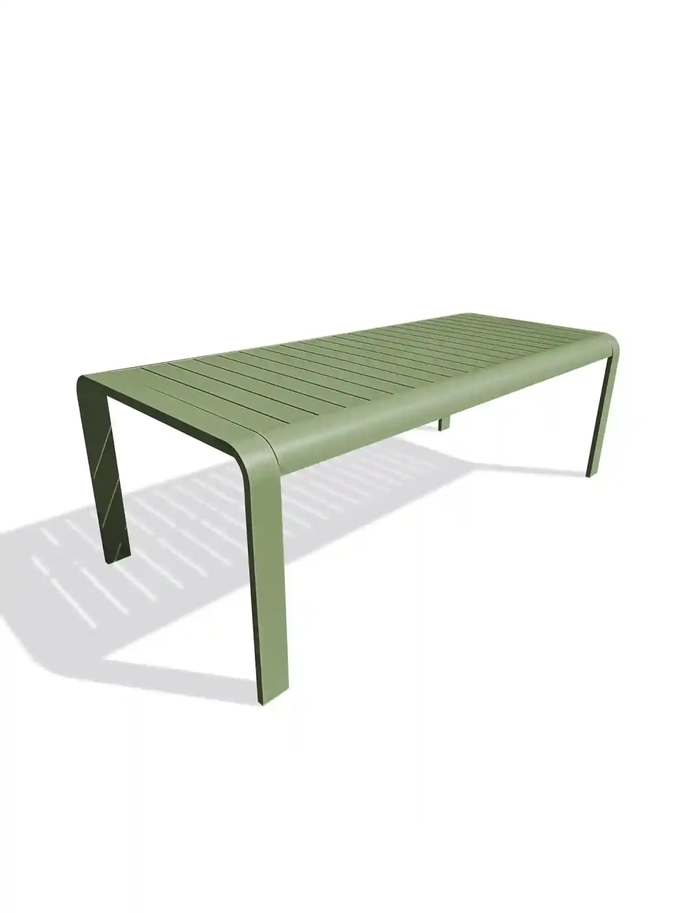 Gartentisch aus olivgrünem Aluminium - Maisons Du Monde