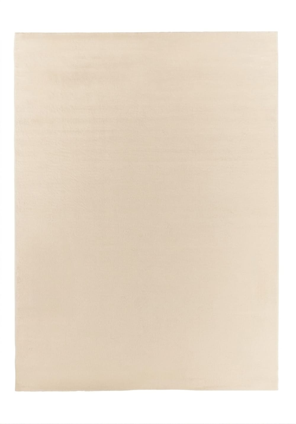 Tapis doux crème 120x160