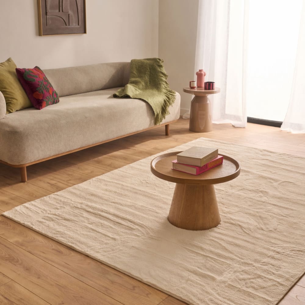 Tapis doux crème 120x160 — vue 3