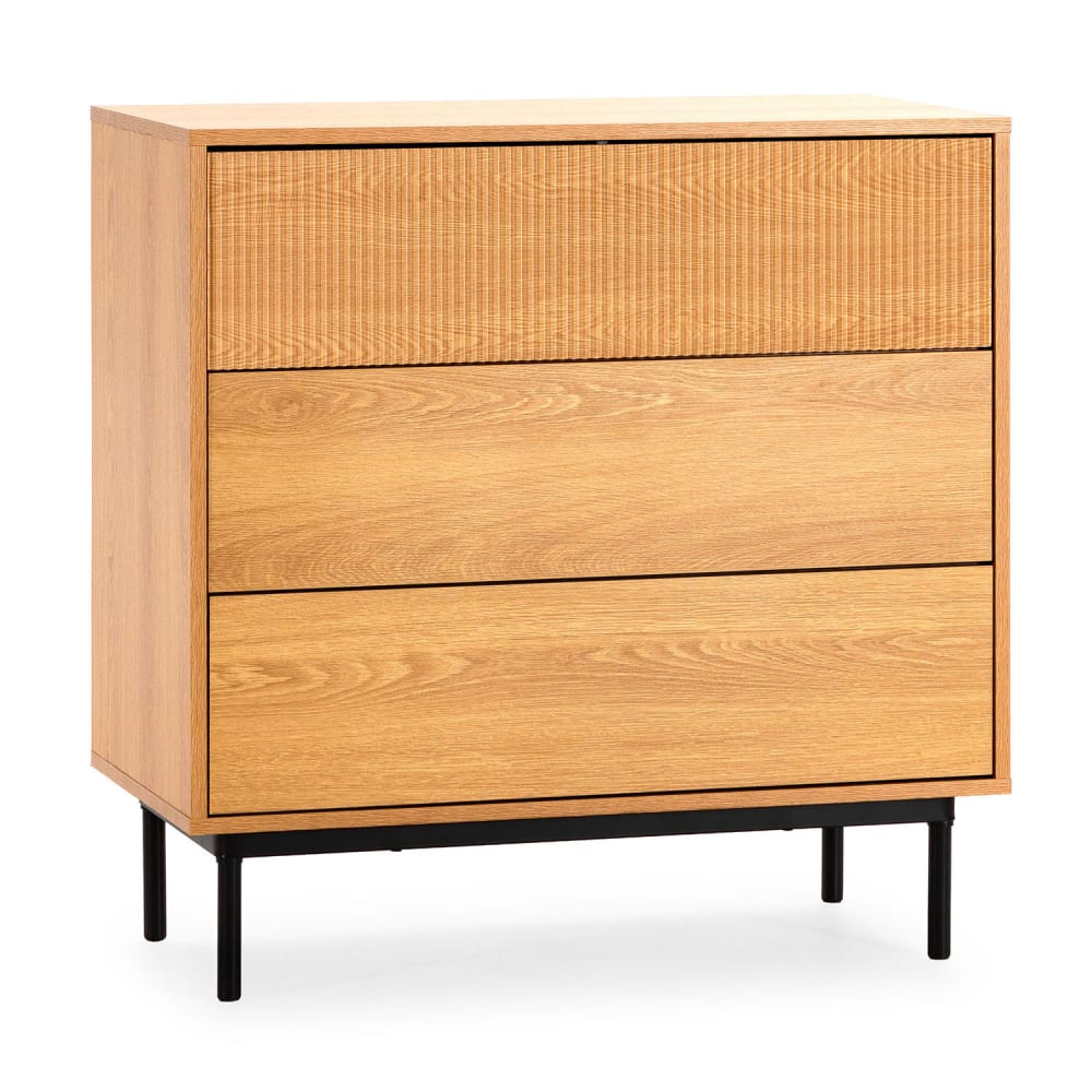Commode 3 tiroirs effet