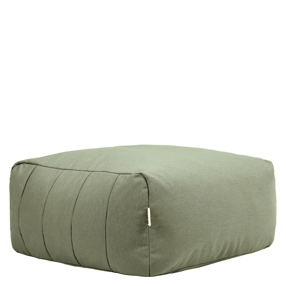 Pouf repose-pieds de - sauge