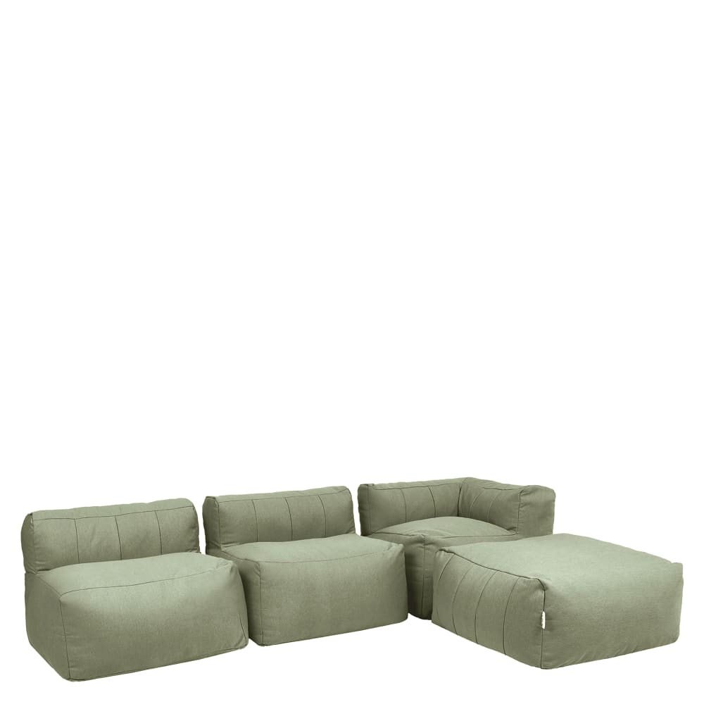 Pouf canapé de jardin - modulable