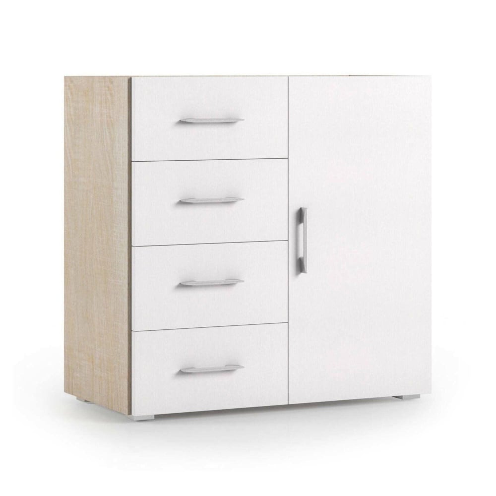 buffet en bois blanc