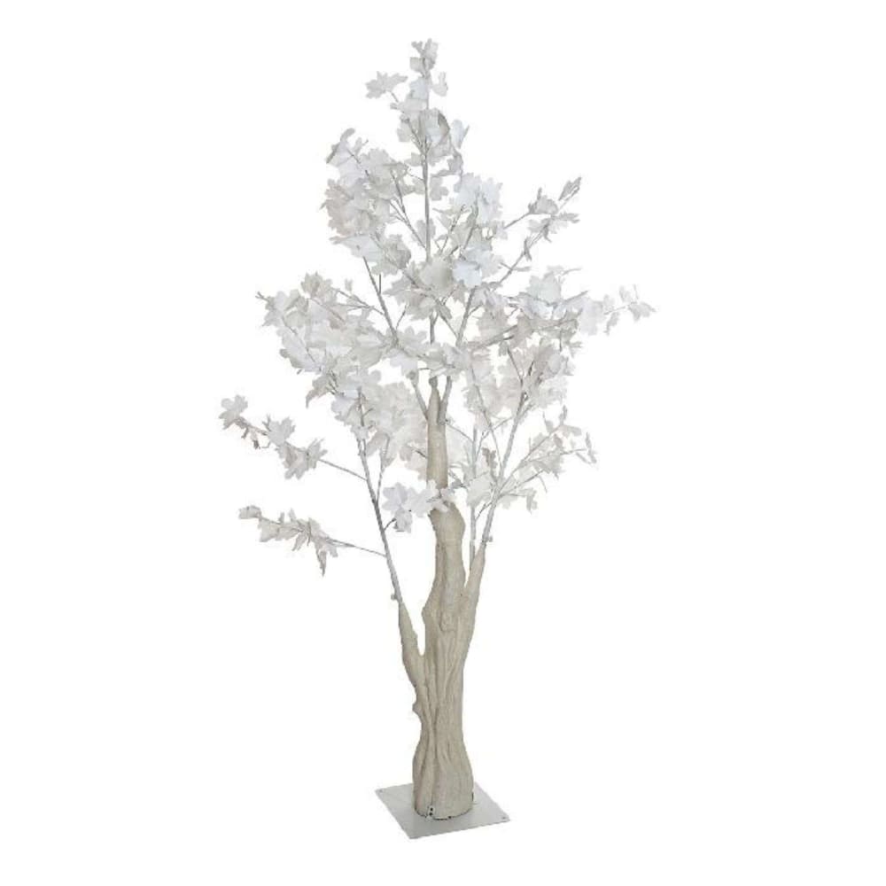 Arbre lumineux en pvc - blanc
