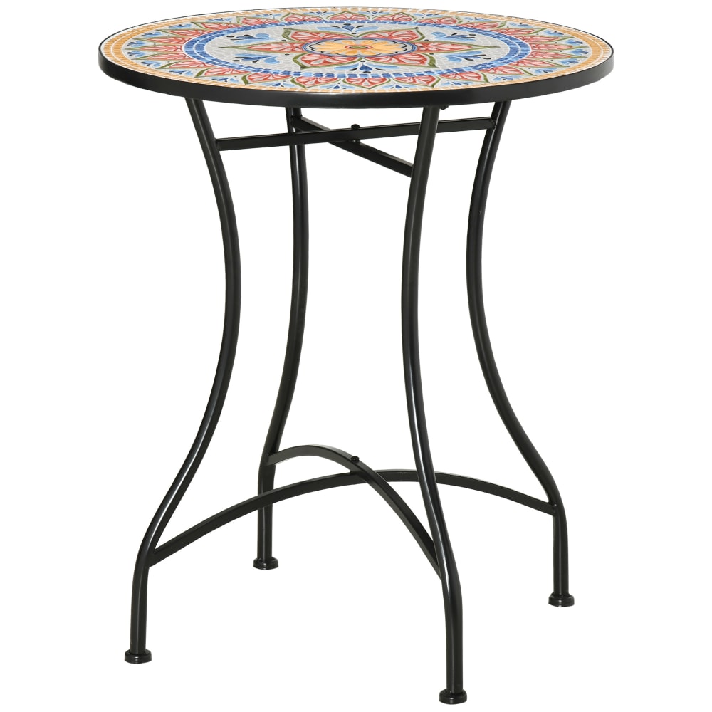 Table de jardin en métal - plateau