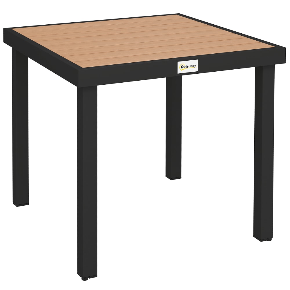 table de jardin en aluminium