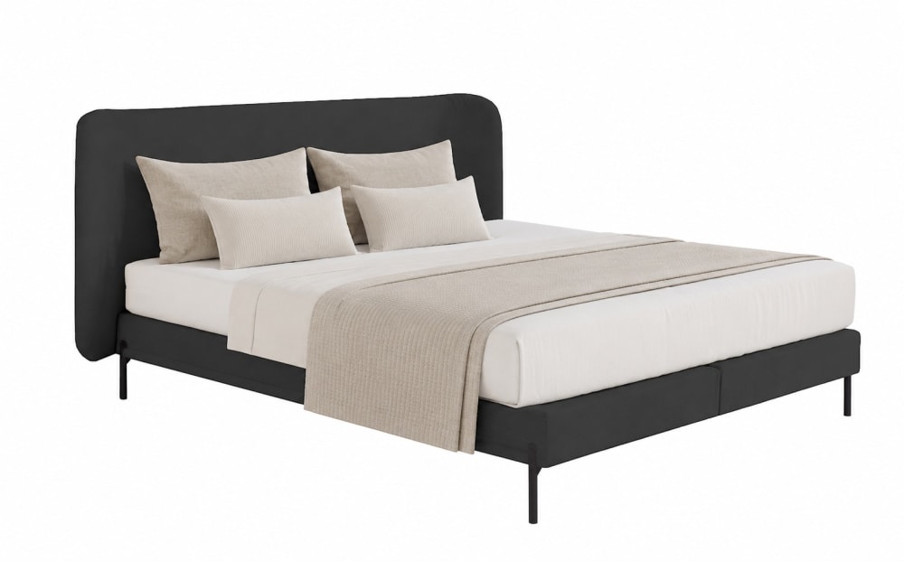Lit rembourré avec matelas