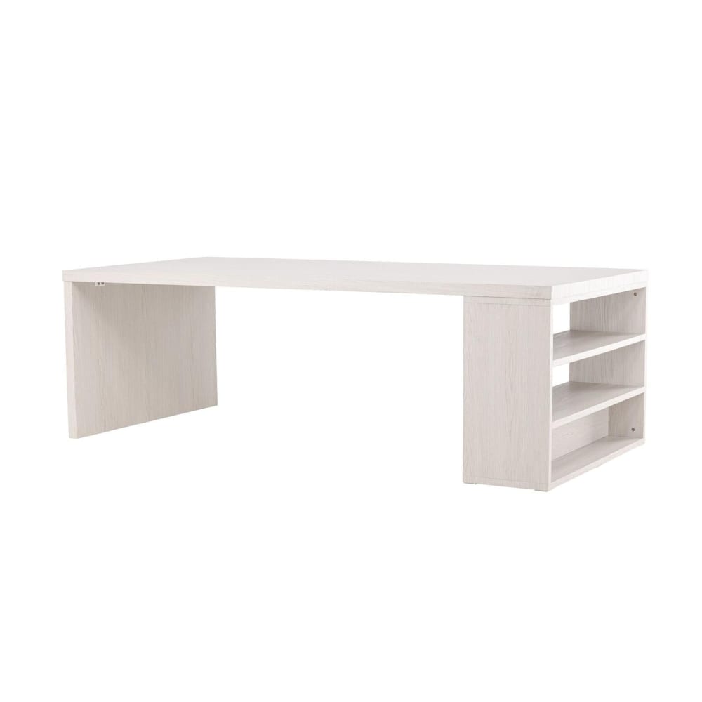 Venture Home Esstisch Mika 230*110cm, Weiß Weiß Spanplatte