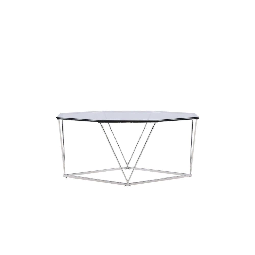 Venture Home Couchtisch Österlen 100cm, Silber style modern Silber Glas