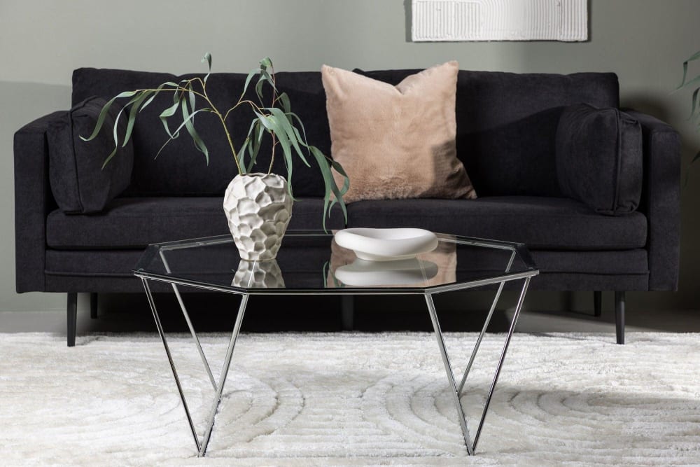 Couchtisch Österlen 100cm, Silber - Maisons Du Monde