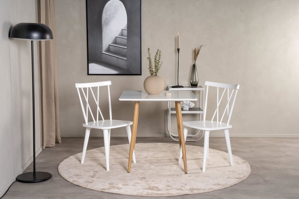 Esstisch 80*80cm, Weiß - Maisons Du Monde