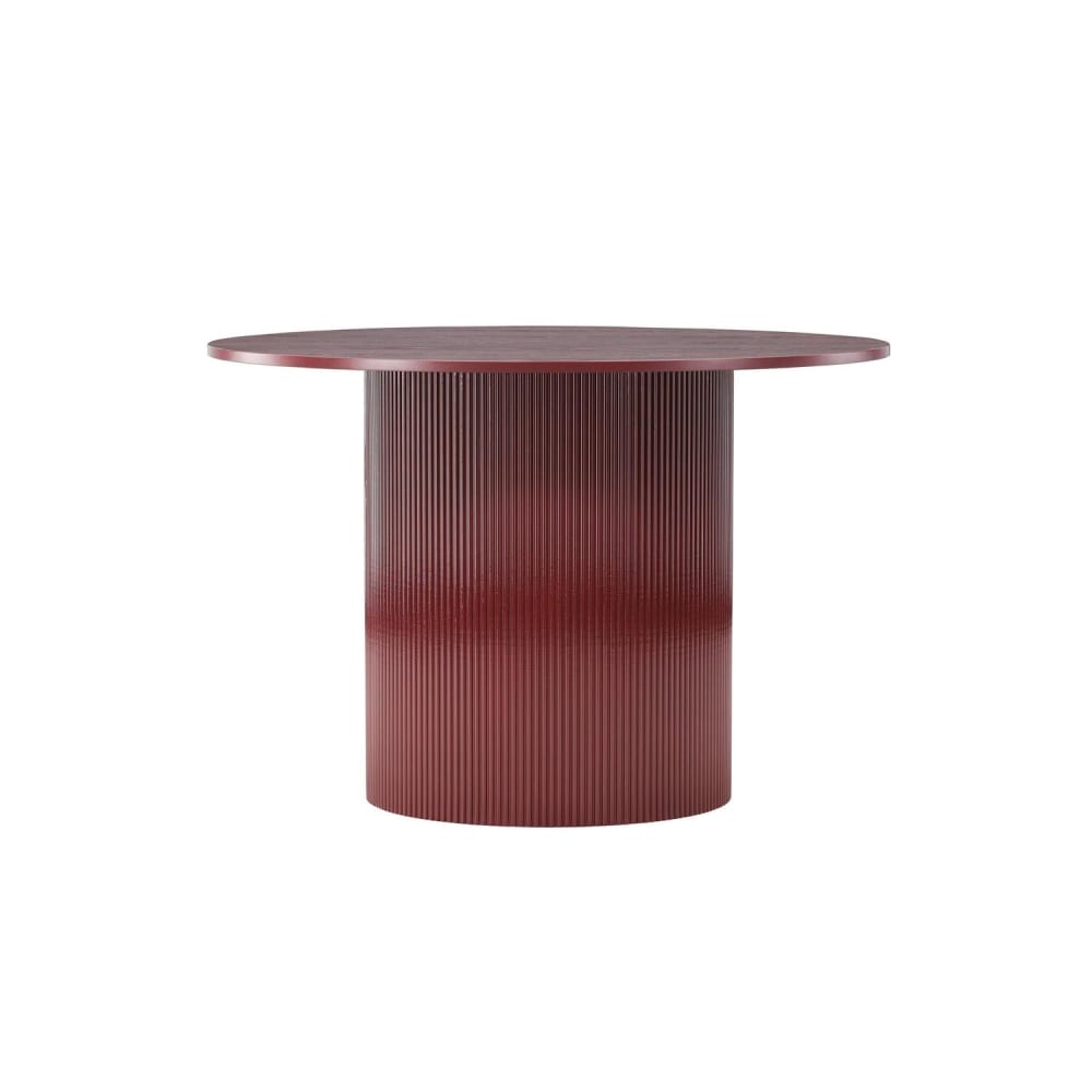 Venture Home Esstisch Lenox Ø110cm, Burgunderrot style modern - Spanplatte