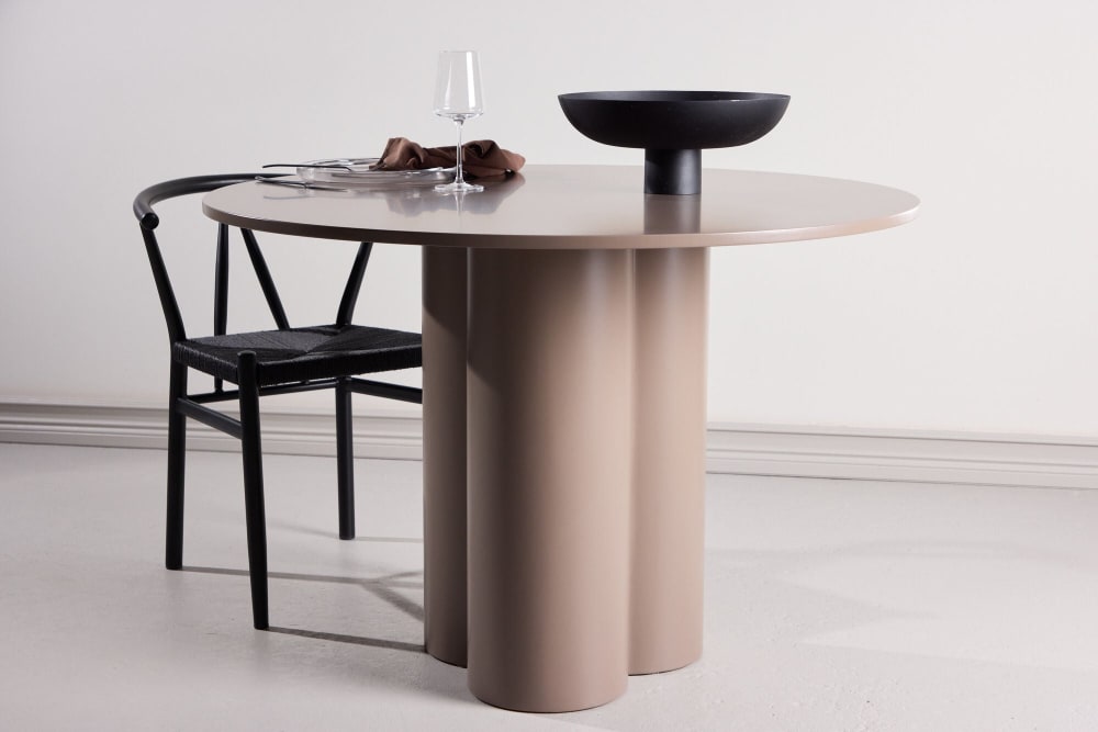 Esstisch Ø110cm, Dunkelbraun - Maisons Du Monde