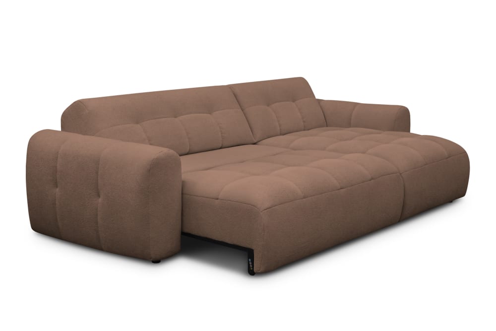 Ecksofa 4-Sitzer rechts, braun - Maisons Du Monde