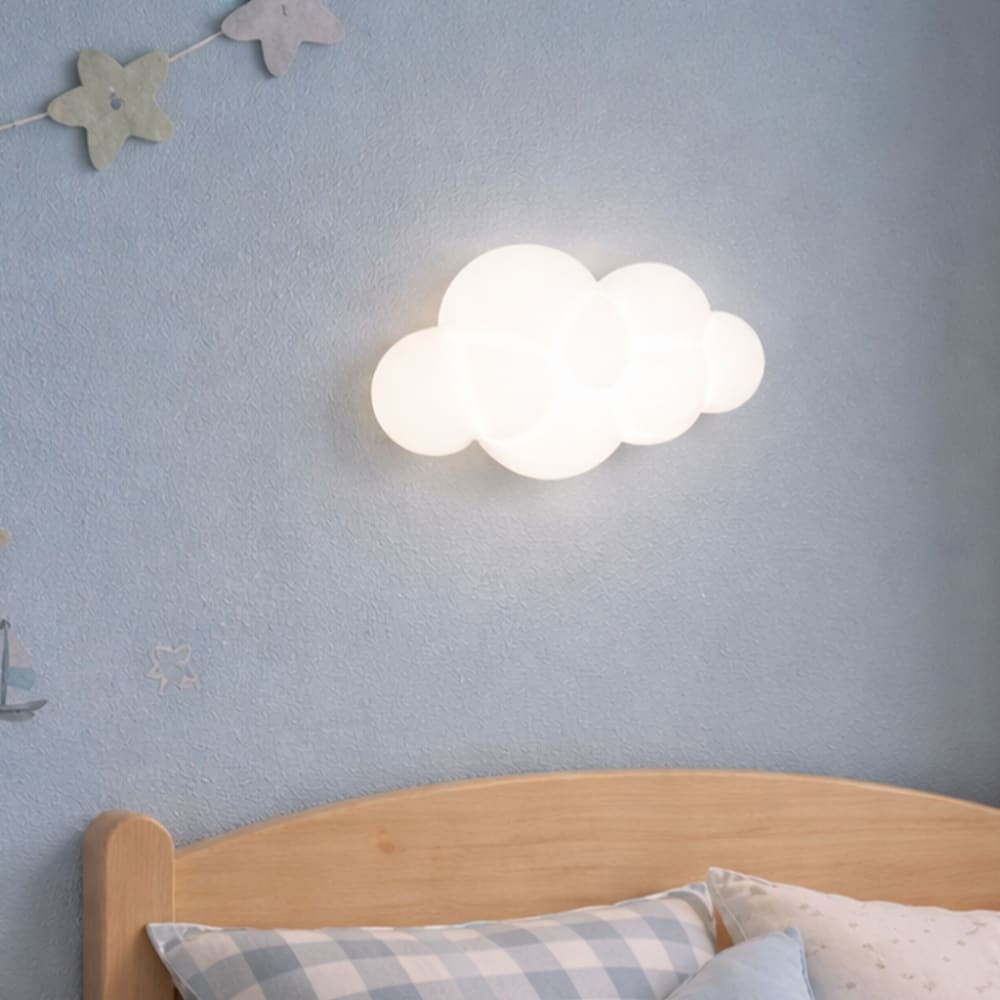 Wandleuchte LED Wolke Polycarbonat 16x24 cm 7W - Maisons Du
