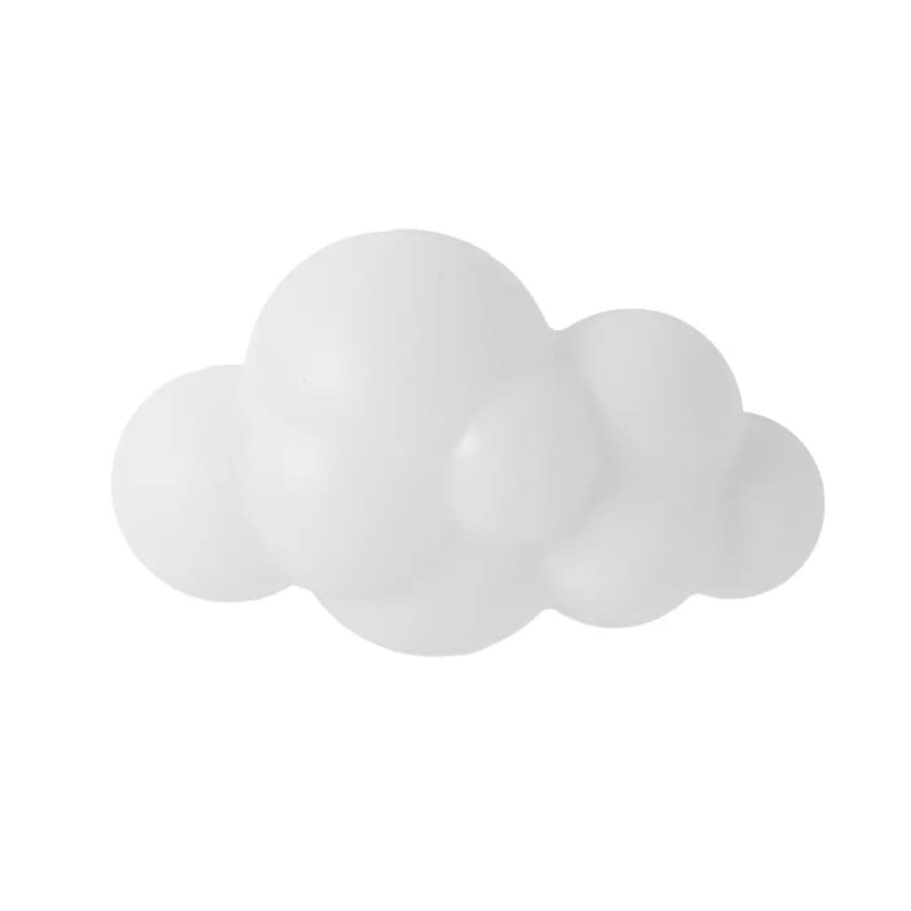 Alpinaluz Wandleuchte LED Wolke Polycarbonat 19x30 cm 12W style modern Weiß Pc - Polycarbonat