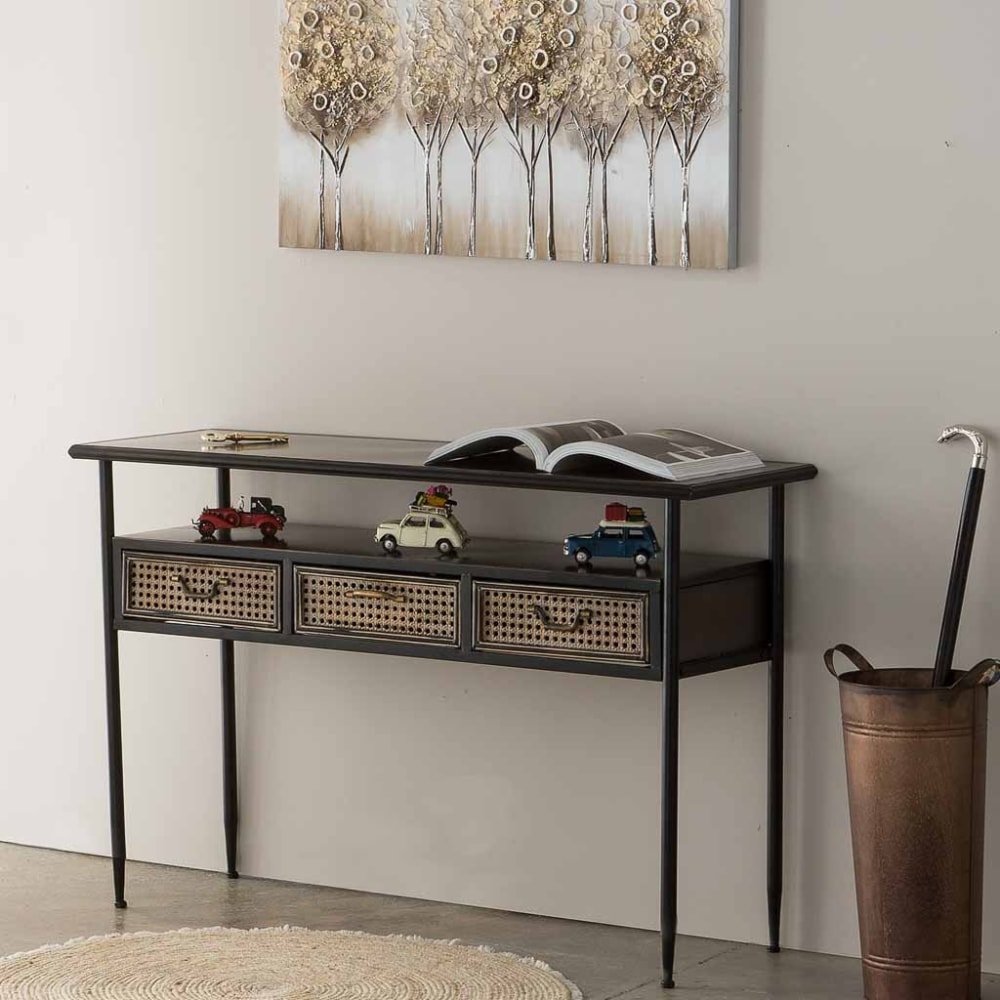 Metallauto 16x7,5x10h cm Blau - Maisons Du Monde