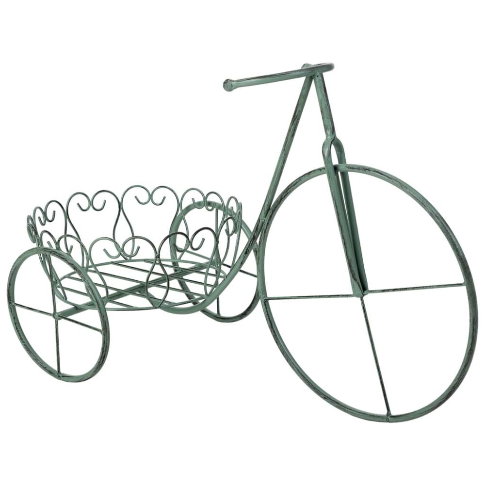 Support de pot de fleurs vert, 58x27x35h cm