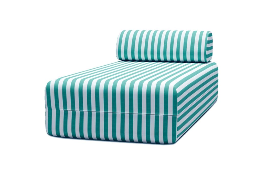Méridienne convertible - turquoise