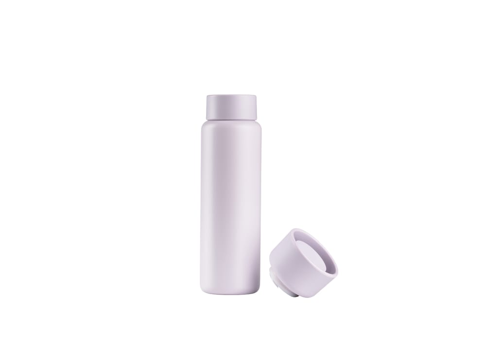Thermos isotherme en acier inoxydable lavande 26 cm