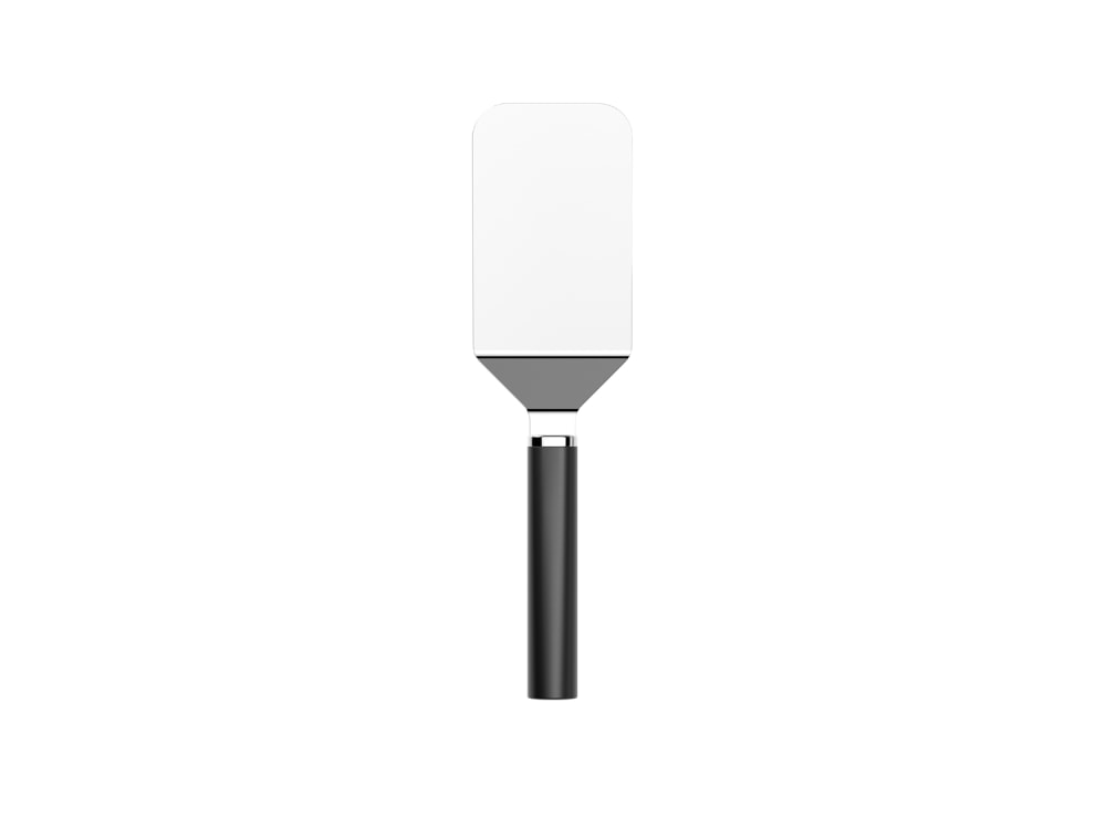 Spatule large acier inoxydable noir