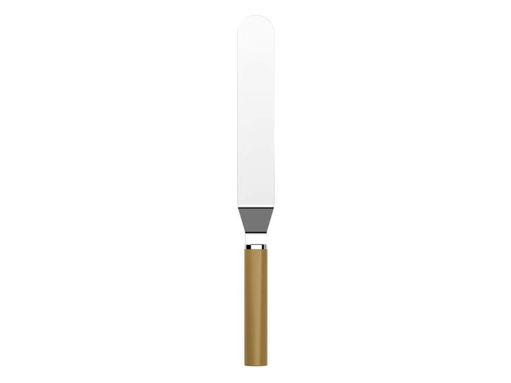 Spatule coudée acier inoxydable curry