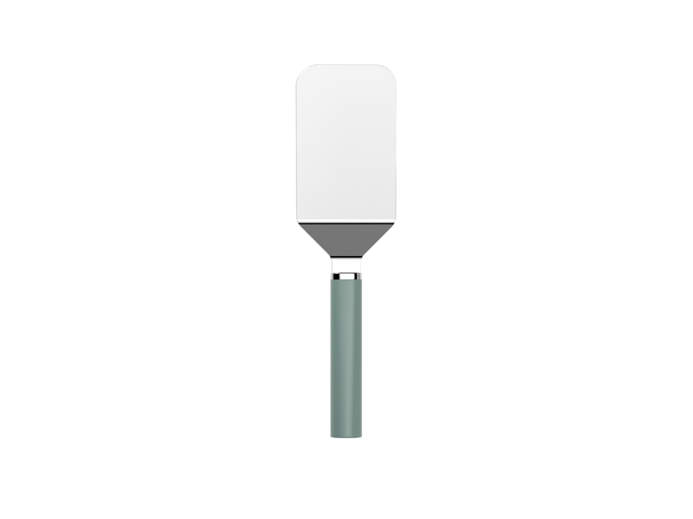 Spatule large acier inoxydable vert nordique