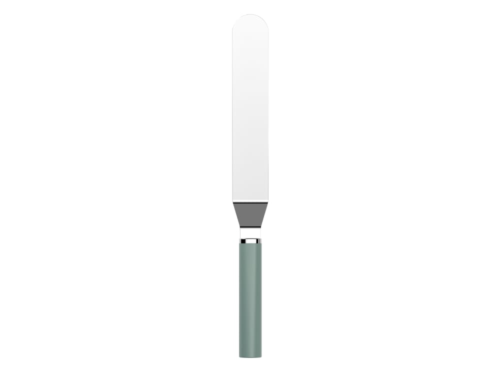 Spatule coudée acier inoxydable vert nordique Spatule coudée acier inoxydable vert nordique
