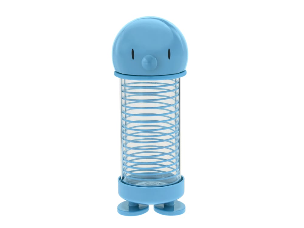 Gourde en plastique tritan figurine bleu turquoise