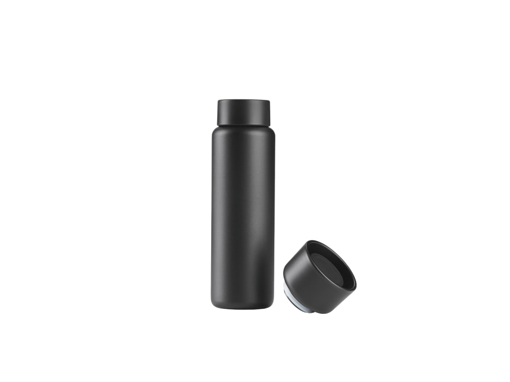 Thermos isotherme en acier inoxydable noir 26 cm Thermos isotherme en acier inoxydable noir 26 cm
