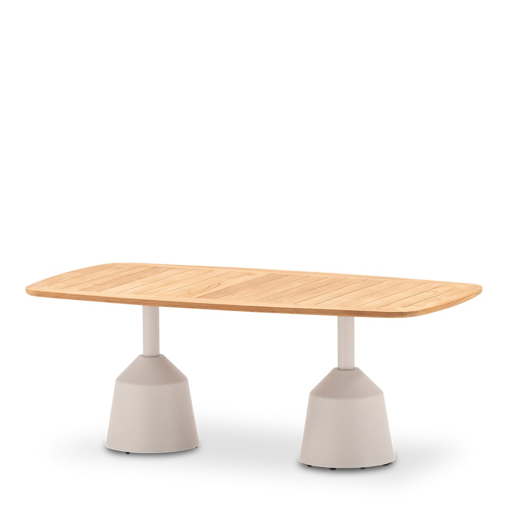 Table bois aluminium - 200x100
