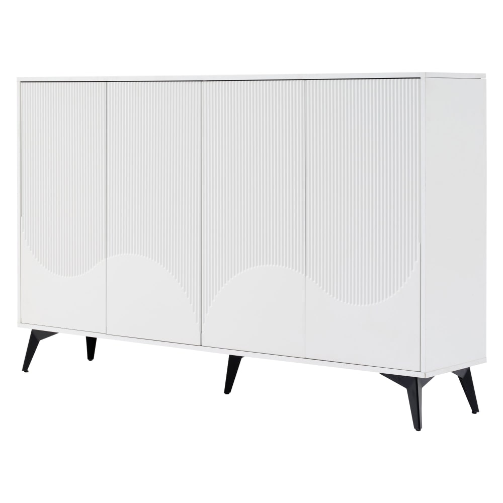 buffet blanc design vague