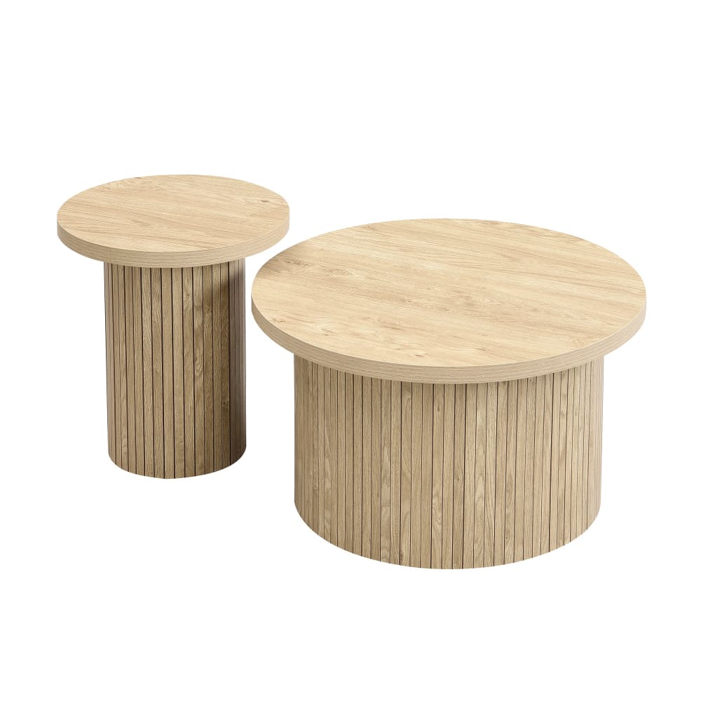 Ensemble de 2 tables