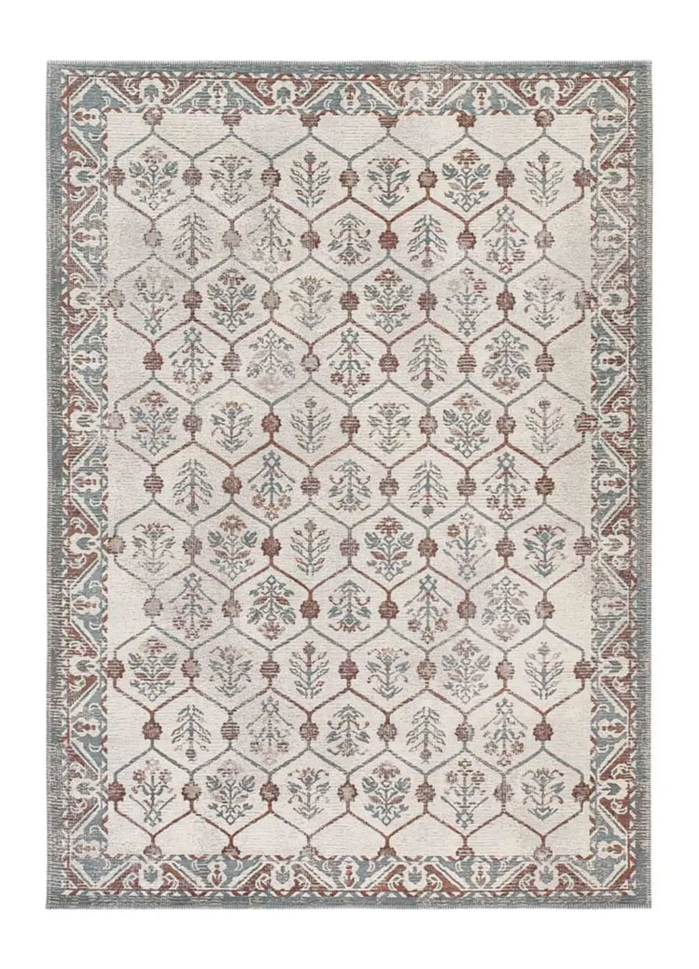 Tapis extérieur vintage - rouille
