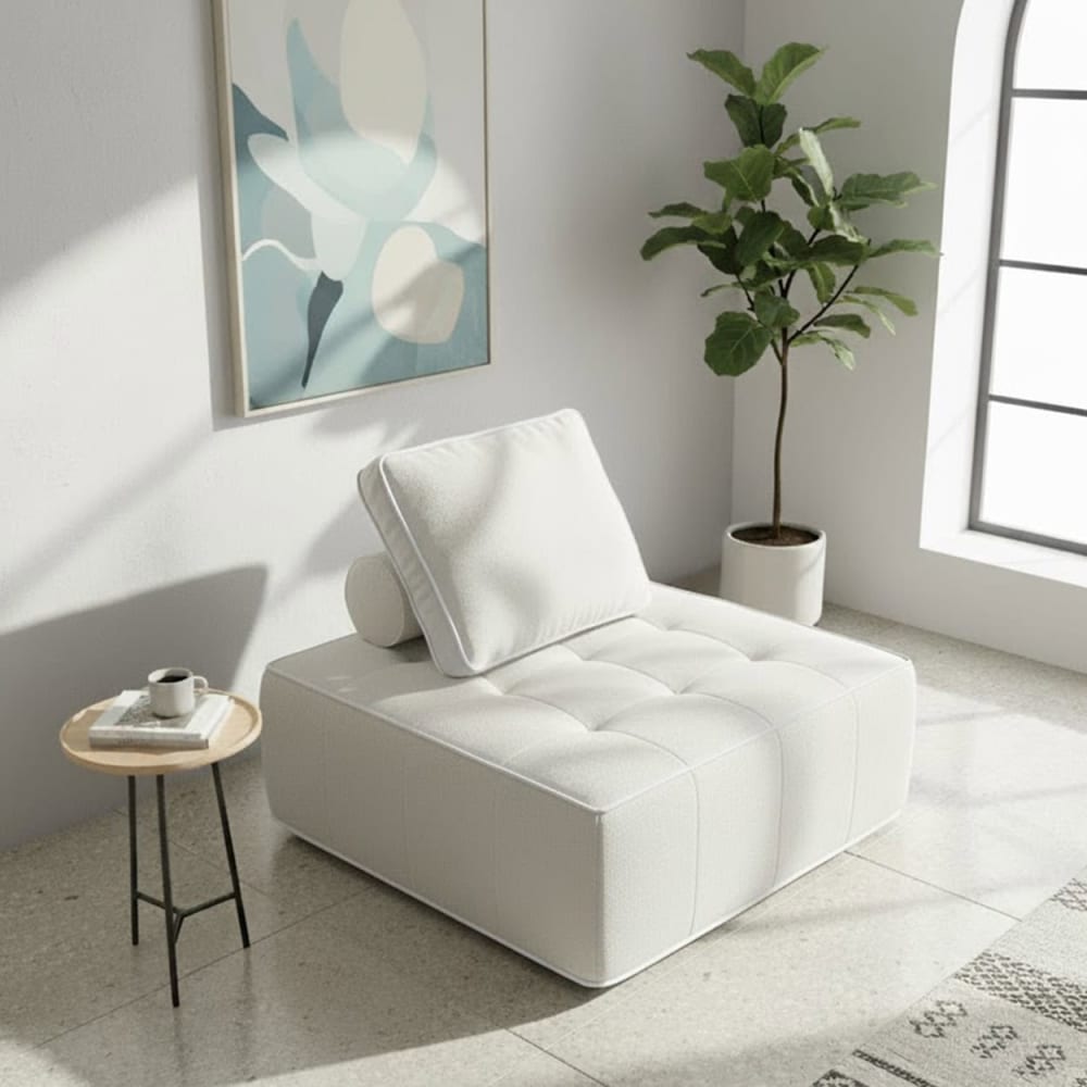 Fauteuil Zen 1 place - blanc