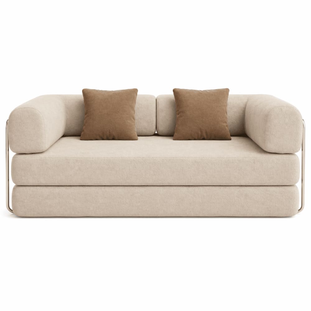 Canapé Kaia Convertible - Sable marron