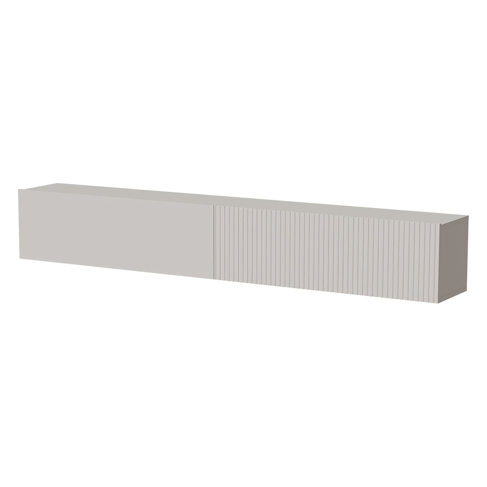Meuble tv en bois beige 200x30x31h cm Meuble tv en bois beige 200x30x31h cm