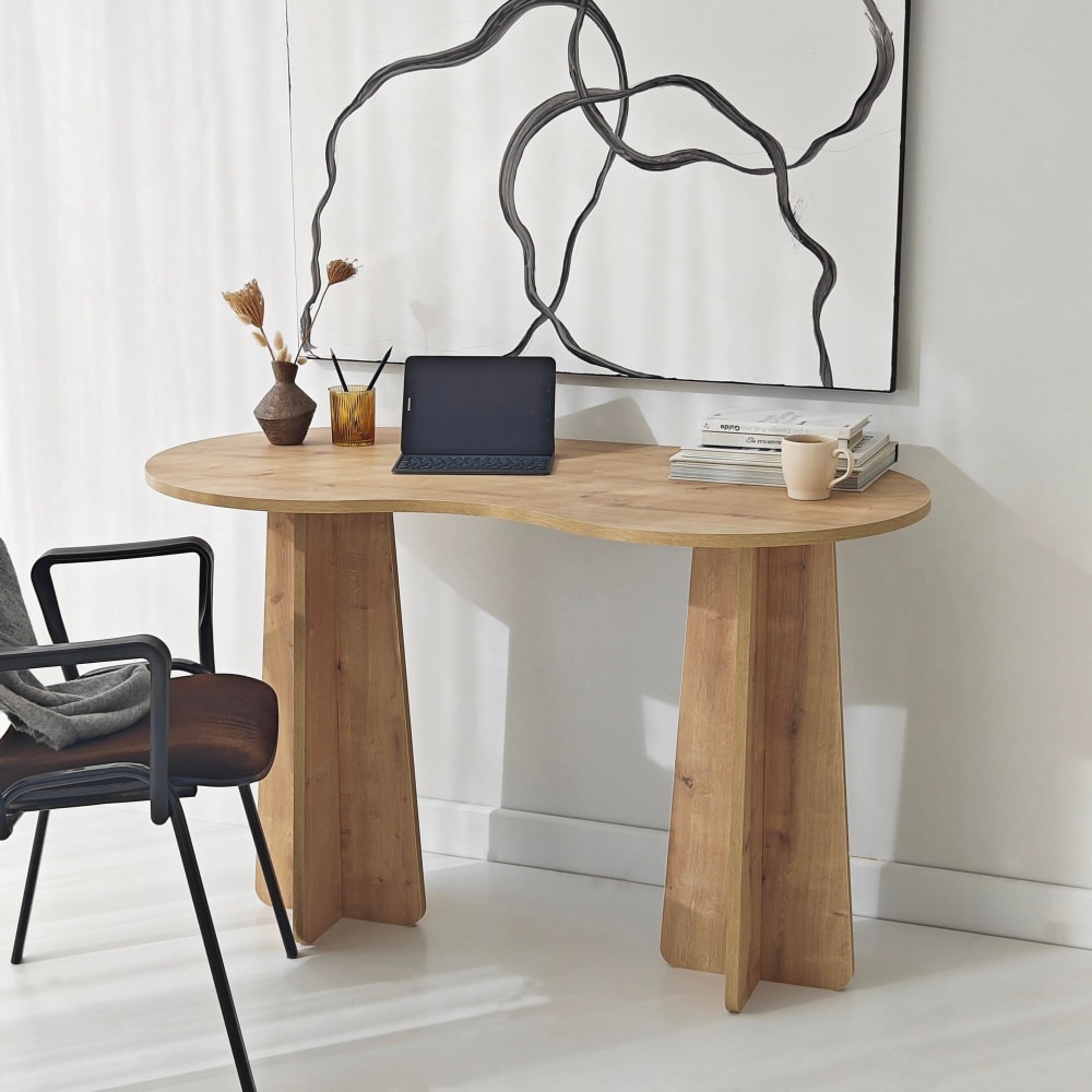 Bureau en bois marron l120