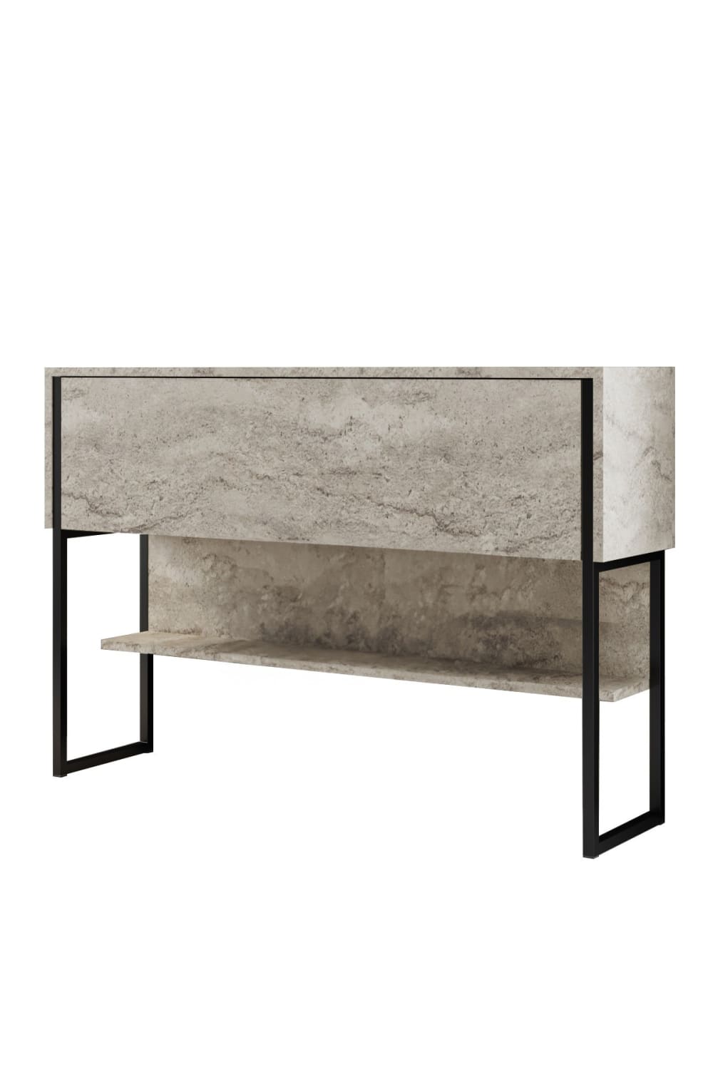 console en bois beige