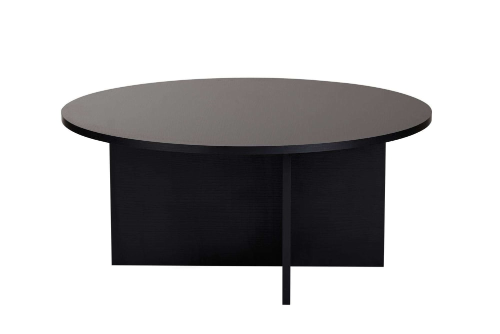 Table basse en bois noir