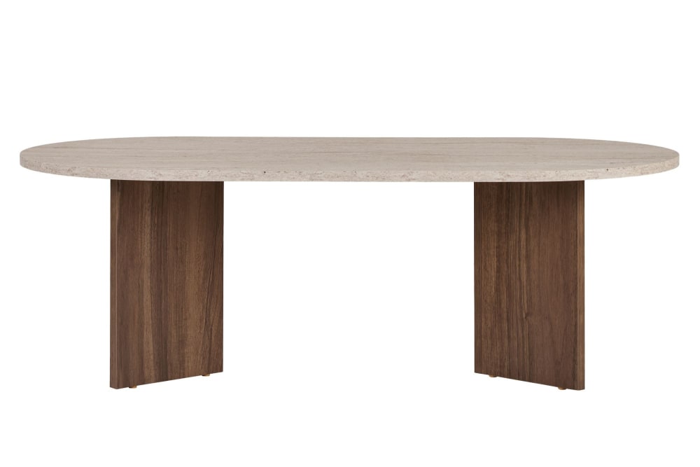 Table basse en bois beige