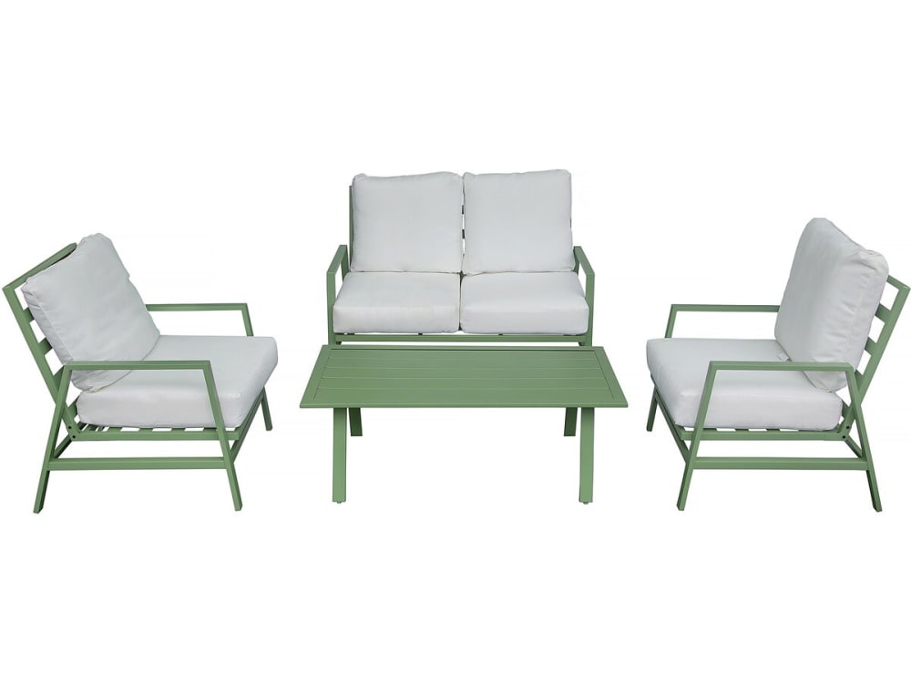 salon de jardin 4 places - vert