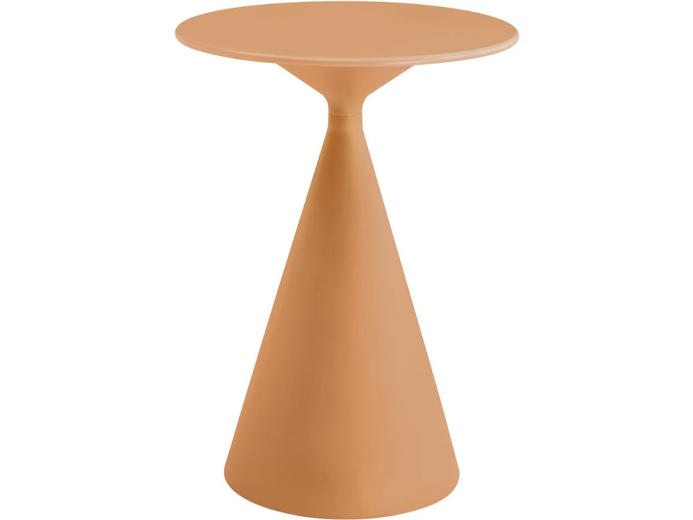 Table de jardin en plastique orange 80 x 80 x 112 cm Table de jardin en plastique orange 80 x 80 x 112 cm