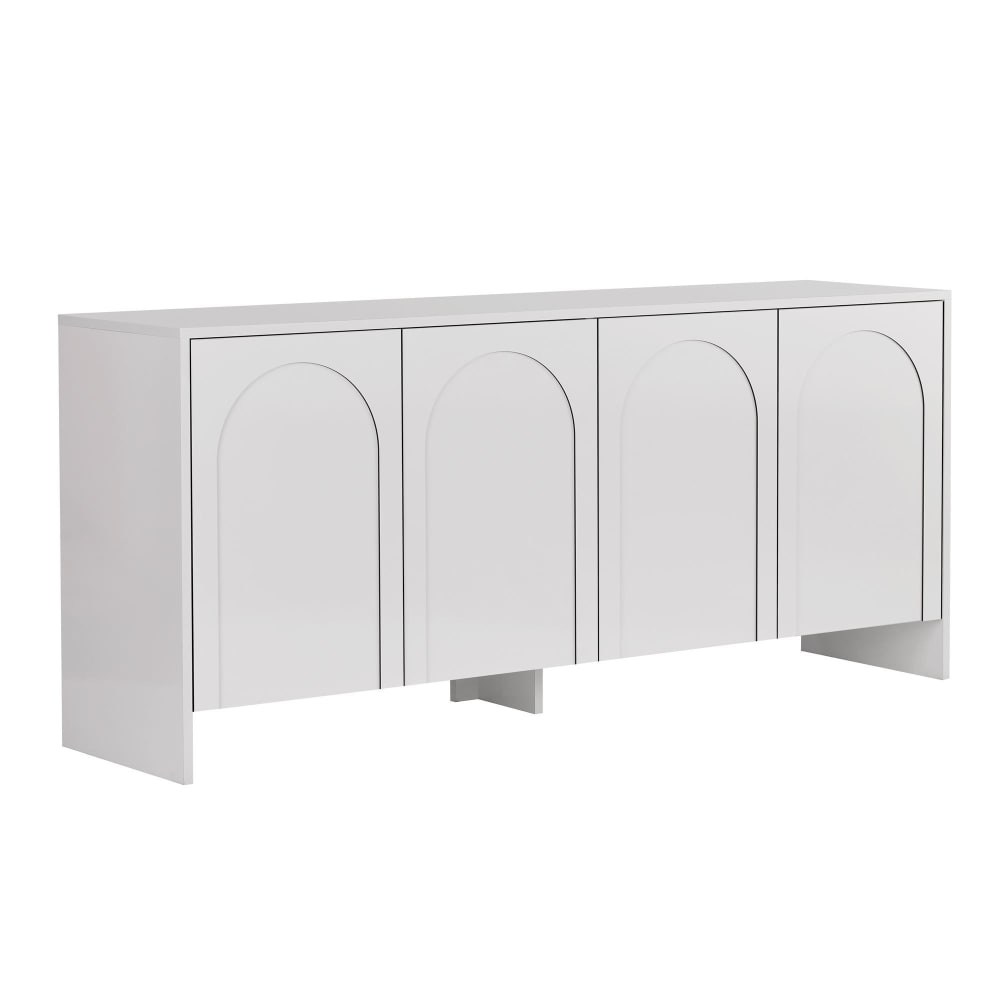 buffet en bois blanc