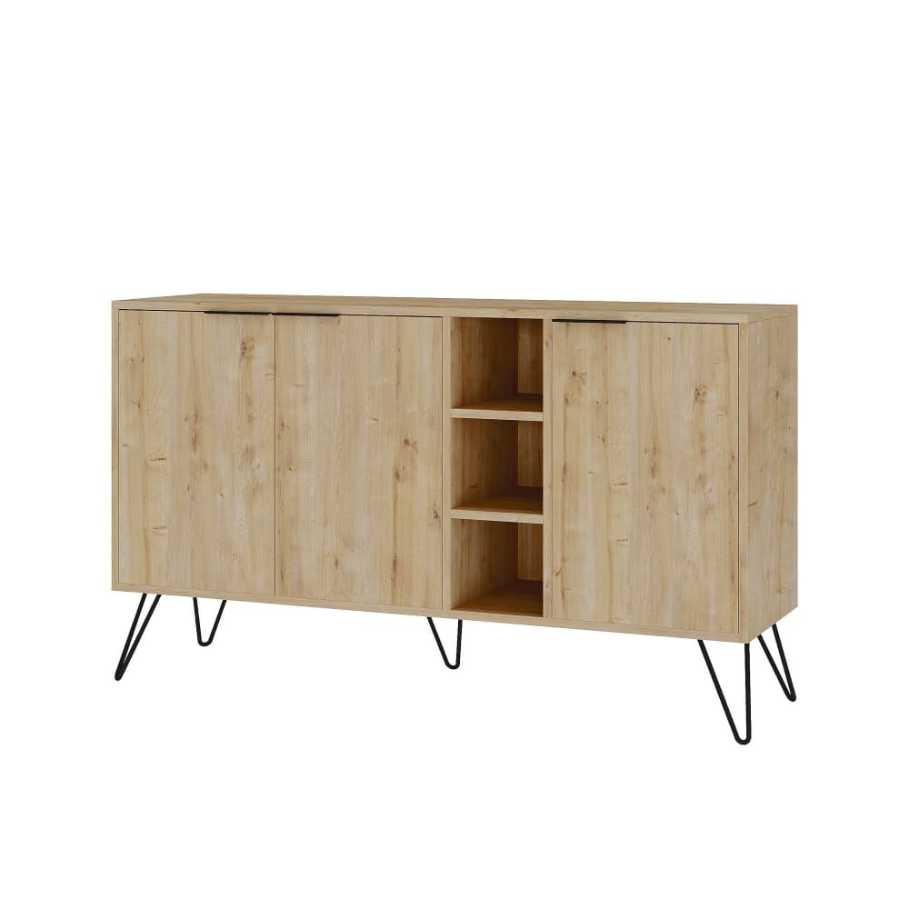 buffet en bois beige