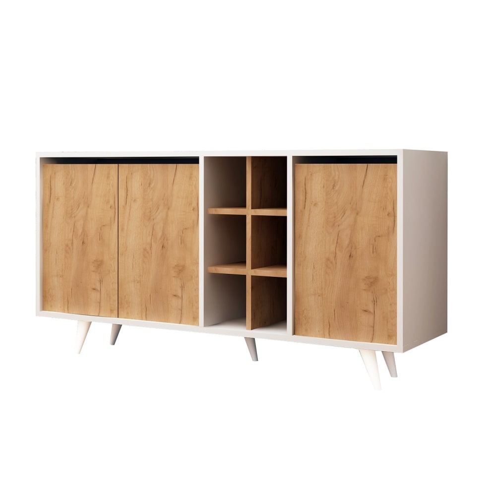 buffet en bois marron