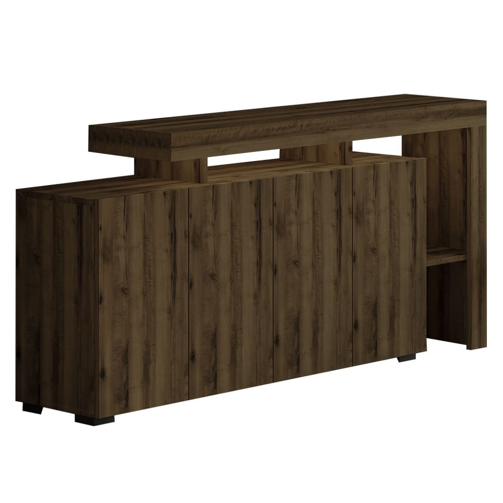 buffet en bois marron